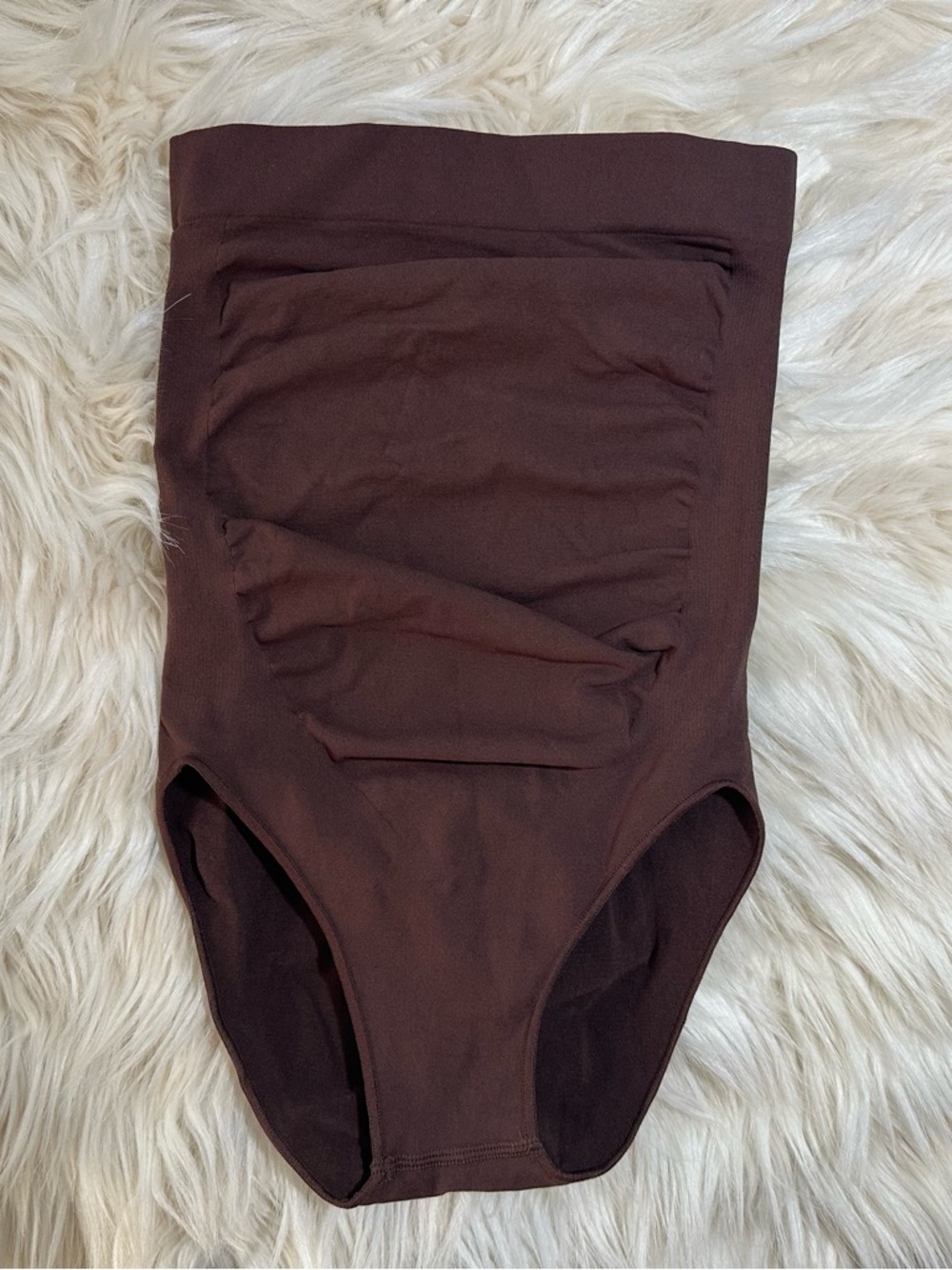 SKIMS Seamless Sculpting Brief in Deep Brown
